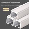 Прямая штанга для штор OIMG, одинарная, верхнее крепление, 0,6 м (3-Pack)