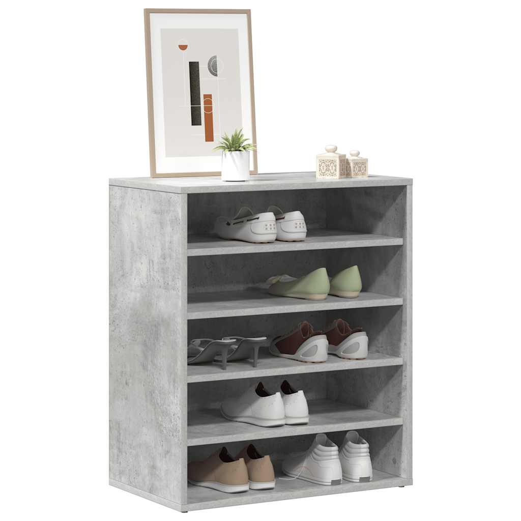 Vidaxl Szafka Na Buty, Szarość Betonu, 60X35X70 Cm