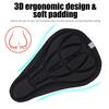   3D Mountain   Road Bike Breathable Soft Seat Saddle Cover (Black)