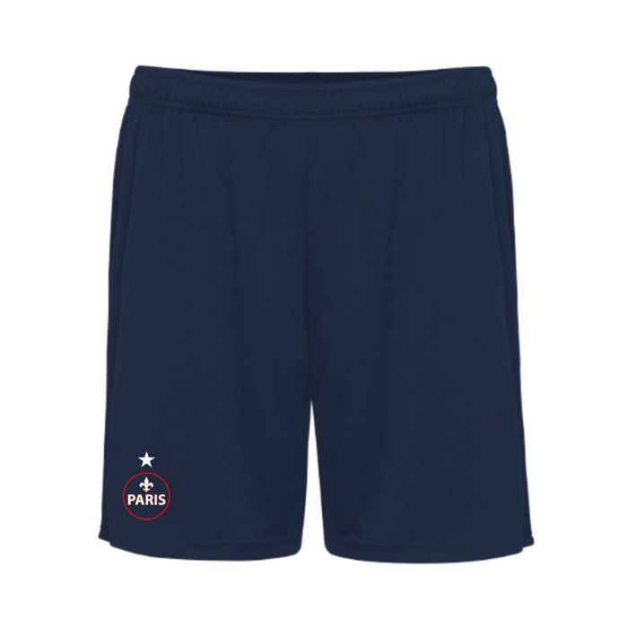 Ensemble short et maillot - Paris - Rouge et bleu - Anti-transpirant - 3 à 13 ans