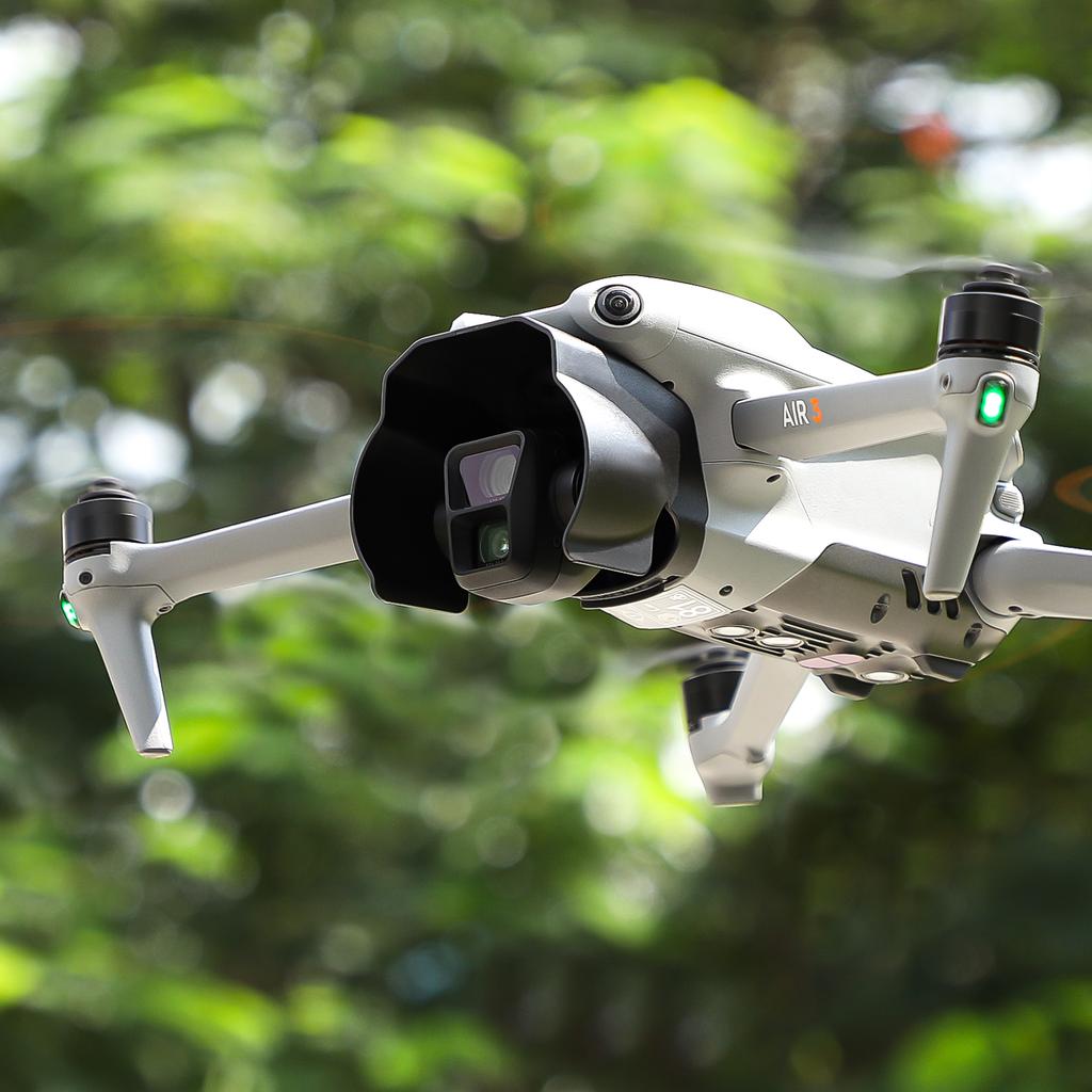 Для DJI AIR 3 Бленда для объектива Крышка объектива камеры Блокировка яркого света Улучшение поля зрения Защитный колпачок Аксессуары