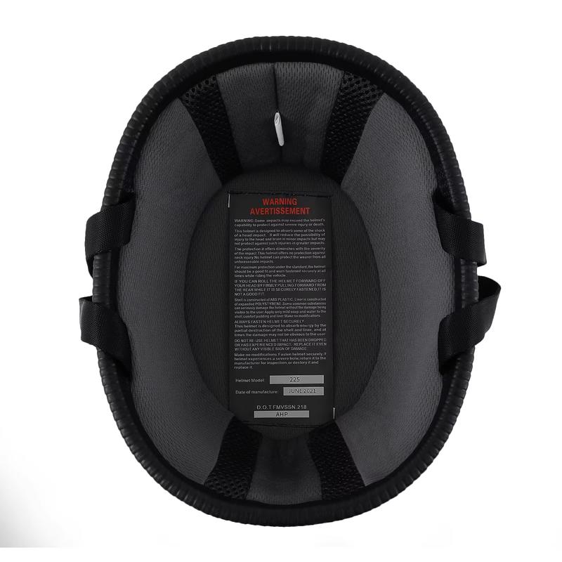 Motorcycle Half Face Helmet Vintage Cafe Racer Scooter Cruiser Capacete DOT ABS Half Cascos Moto Helmet Matte Black Size M L XL