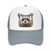 Модная бейсболка с изображением енота WoUnisex Унисекс Дышащая шляпа дальнобойщика Производительность Snapback Шляпы Летние кепки