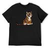 Chibikko Tiger III T-Shirt Baggy Shirts Shirts Graphic Tees Korean Fashion Topping Mens Vintage T Shirts