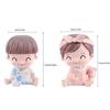New Cartoon Cake Decoration Cute Creative Birthday Cake Decoration Full Moon Car Decoration Ornament Bottle Baby Model For Girls