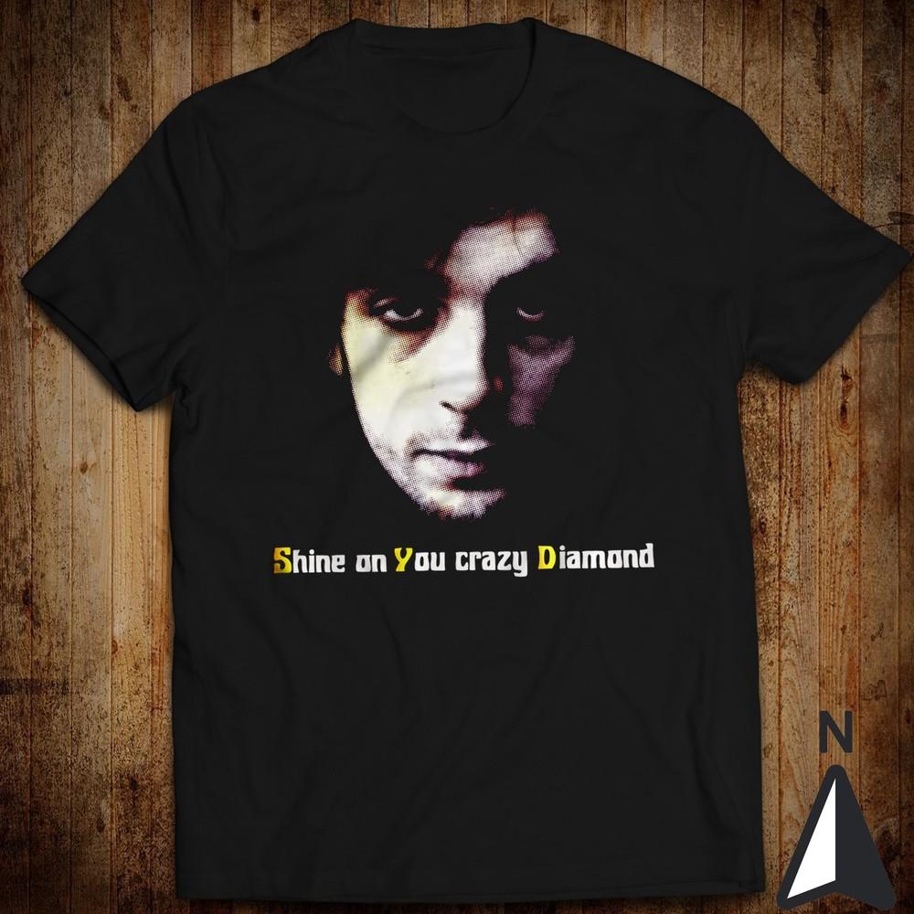 Shine On You Crazy Diamond Syd Barrett David Gilmour Shirt Rock Music Pink Floyd Unisex T-Shirt