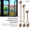 Heavy Duty Door Buckle Home Improvement Window Lock With Screws Hasp Cabin Hook Door Bolt Door Lock