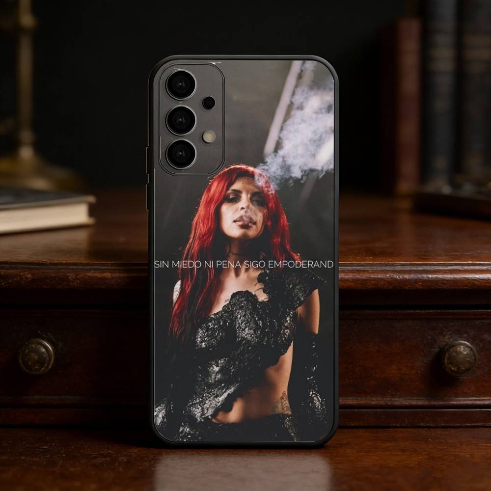 Rapper C-Cazzu Singer Phone Case For Samsung S25,S24,S21,S22,S23,S30,Ultra,S20,Plus,Fe,Lite Black Shell