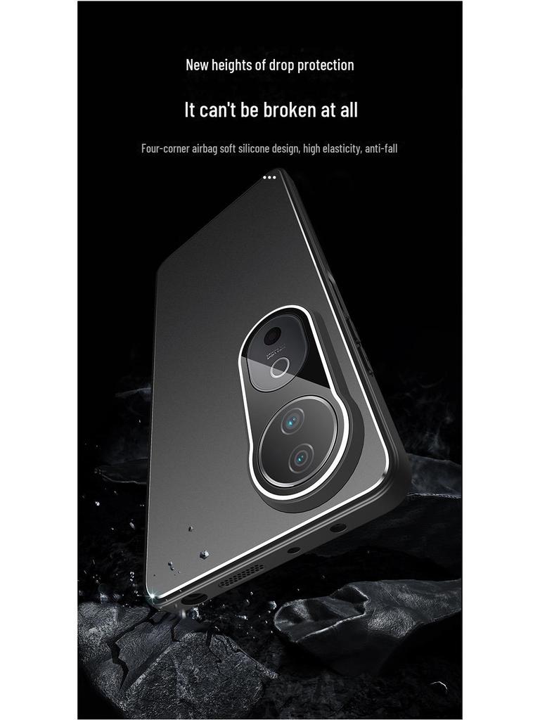 Чехол Vivos19 Pro Frosted Anti-Fall с пленкой для линз