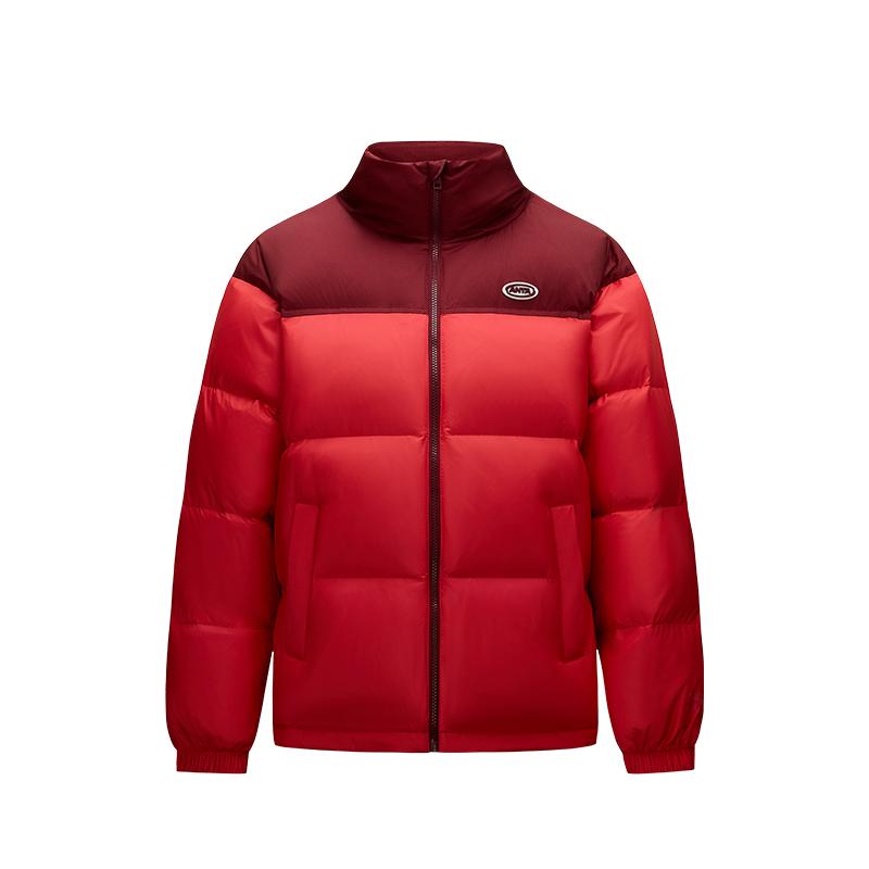 ANTA Down Jackets Unisex Intense Red 5 Stand Collar Moderate 972618901-5