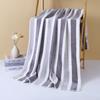 Мягкое Впитывающее Коралловое Флисовое Банное и Лицевое Полотенце - Не Оставляет Ворсинок, Полосатый Дизайн