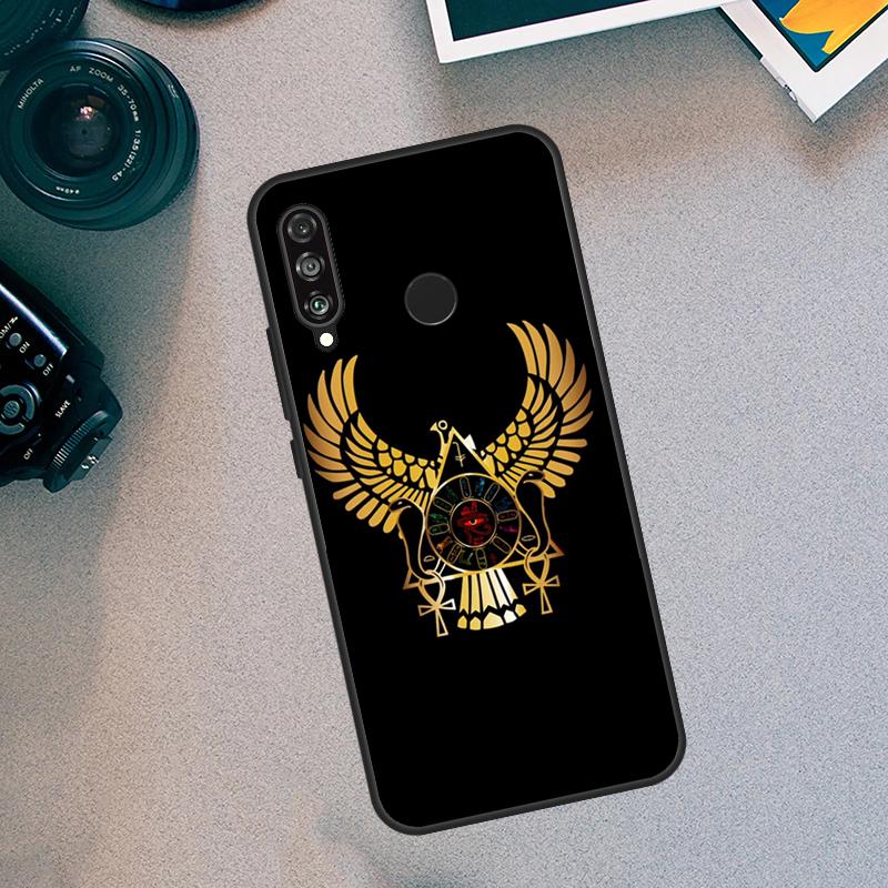 Египет Нефертити Анубис Анкх Для Huawei Nova 12i 12s 11i 7i 8i Y73 Y70 Y90 Y60 Y72 Y61 Y91 9 10 SE P40 Lite P30 Pro Чехол