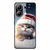 Стеклянный чехол для Xiaomi Redmi Note 13 Чехол Мягкий бампер Закаленное стекло Жесткая задняя крышка Для телефона Redmi Note 13 Pro Чехол Funda Coque