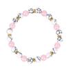 Europe and the United States popular new jewelry bracelet round bead stone bracelet white line pine crystal bracelet