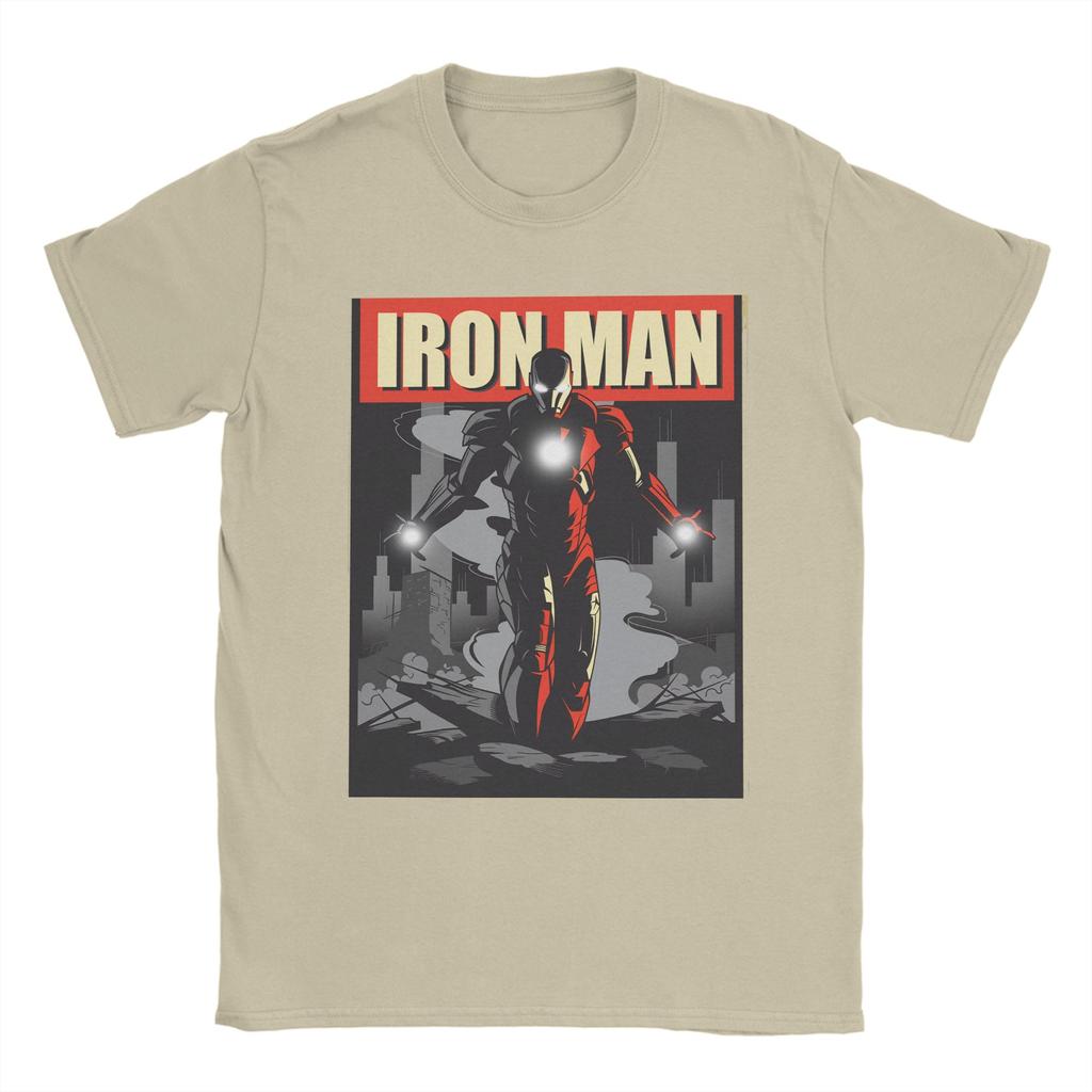 Avengers Iron Unisex TShirts for Unisex Funny 100 Cotton Tee Shirt Crew Neck Short Sleeve T Shirt Adult Clothing