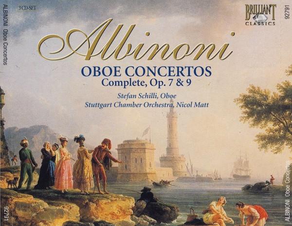 CD ALBINONI, NICOLE MATTO, STEFANI SCH - Albinoni: Complete Oboe Concertos ( 92791 Brilliant Class 2006 Japan Classical Used
