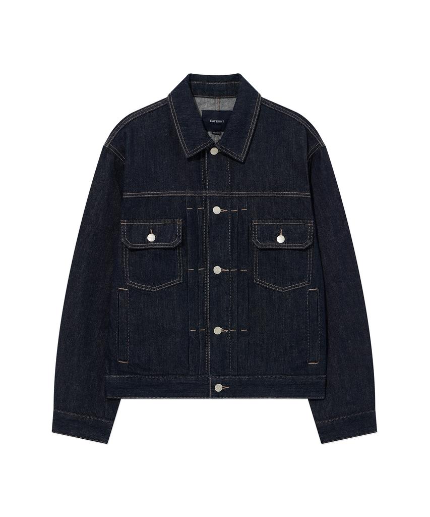Covernat One-Washed Denim Jacket