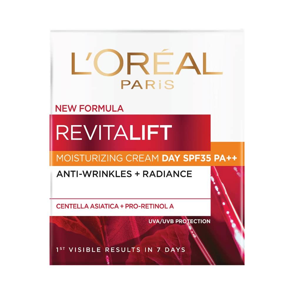 Дневной крем L'Oréal Paris | SPF 35 Pa++ | Против морщин и для сияния | Повышает упругость кожи | 50 мл