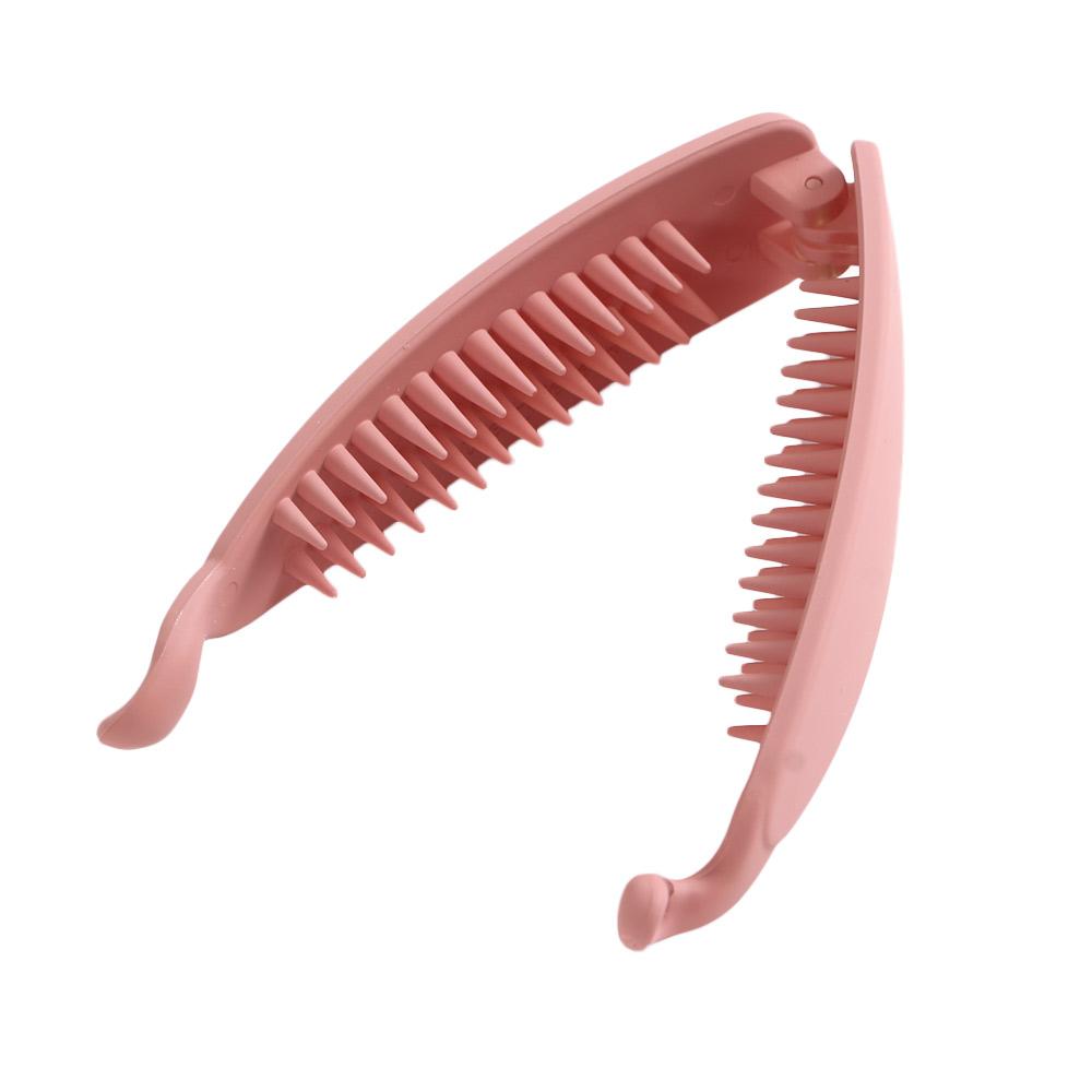 Fashion Women Solid Color Hair Accessories Ponytail Holder Banana Clip Hair Claws Hair Clips