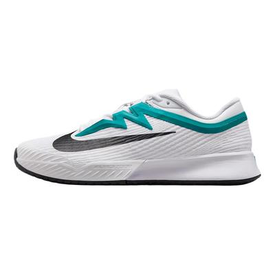 Court Air Zoom Vapor Pro 3 HC Белые Сияющий Изумруд Мужские Кроссовки Черные FZ2161-104