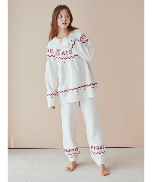 Gelato Pique Holiday Nordic Pullover PWNT245159IVRF