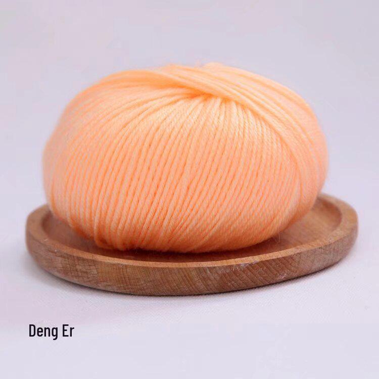 Клубок акриловой пряжи для вязания свитеров, крючков, обуви, тапочек, изделий ручной работы.