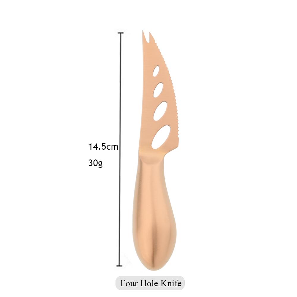 1Pcs Rose Kitchen Tools Stainless Steel Flatware Cheese Slicer Kitchen Cheese Cutlery Butter Knife Mini Cake Bread Knives Set