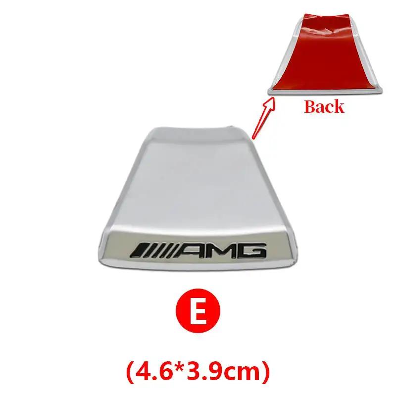 JCG1 3D Car Steering Wheel Emblem Sticker Interior Badge Accessorie For Mercedes Benz AMG W205 W168 W108 AMG W176 W204 W212 GLC
