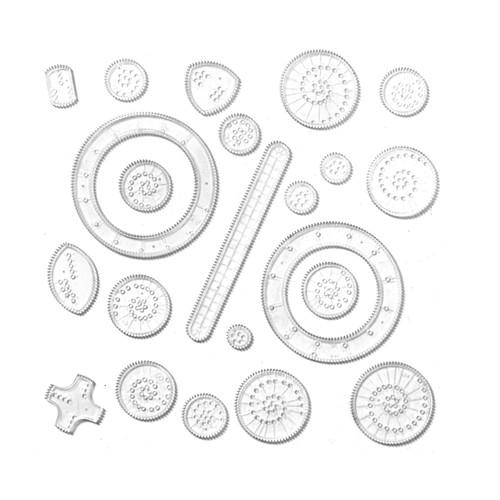 Набор игрушек для рисования спирографов, 22 шт., блокирующие шестерни и; Колеса, геометрическая линейка, аксессуары для рисования, креативная развивающая детская игрушка