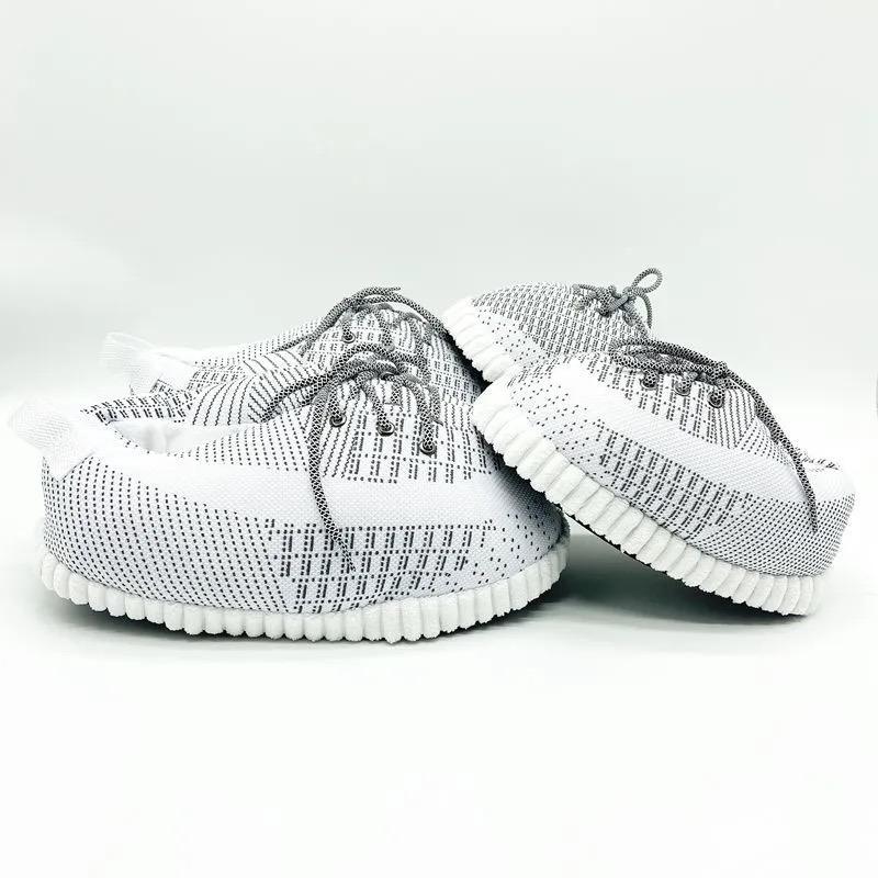 Зимние женские тапочки унисекс большого размера 35-44, мягкие теплые домашние туфли на плоской подошве, домашние тапочки для пары, повседневные плюшевые домашние тапочки для спальни