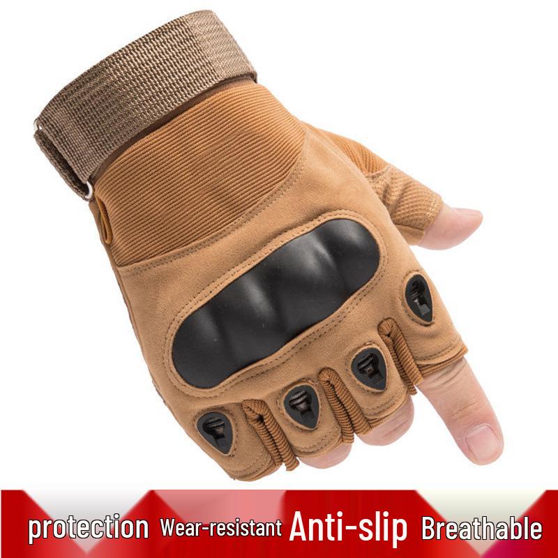 Unisex Tactical Gloves - Outdoor Protective, Full & Half Finger, Anti-Slip, Wear-resistant for Cycling & Military Fans