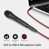Кабель, USB-штекер на XLR (3-контактный), Женский, Стерео, для Компьютерных Динамиков, Ноутбука, Вокала