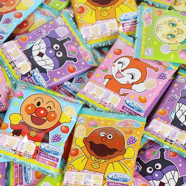 Ассортимент сладостей Fujiya Anpanman Набор жевательных конфет Ramune 15 пакетиков Ramune 10 конфет 2 пакетика жевательных конфет Всего 27 наименований Маленький подарок & &