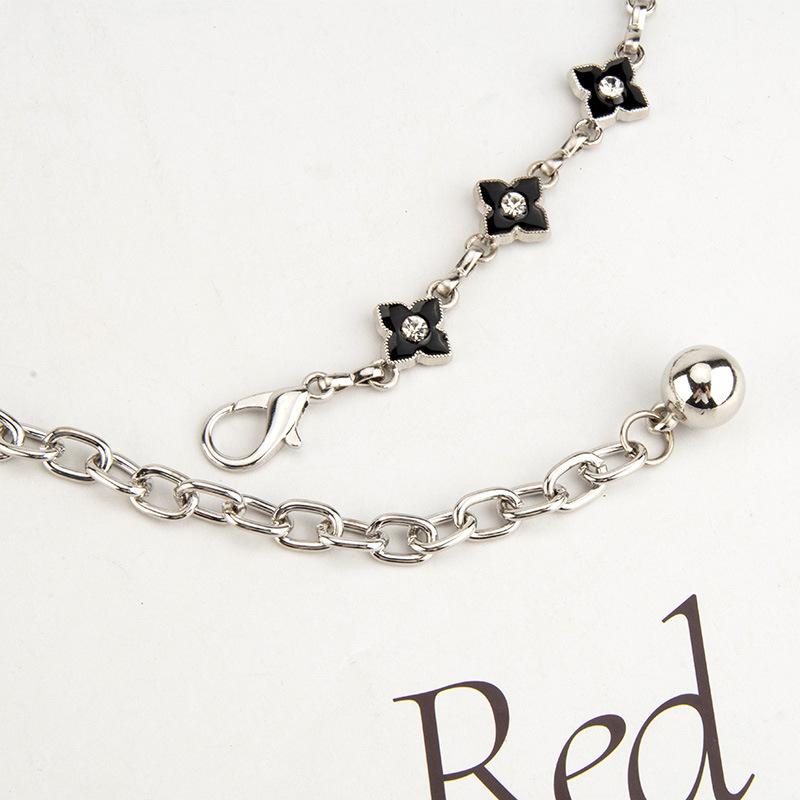 Ladies Metal Slim Waist Chain Star Clover Dress Accessories Belt Chain Ladies