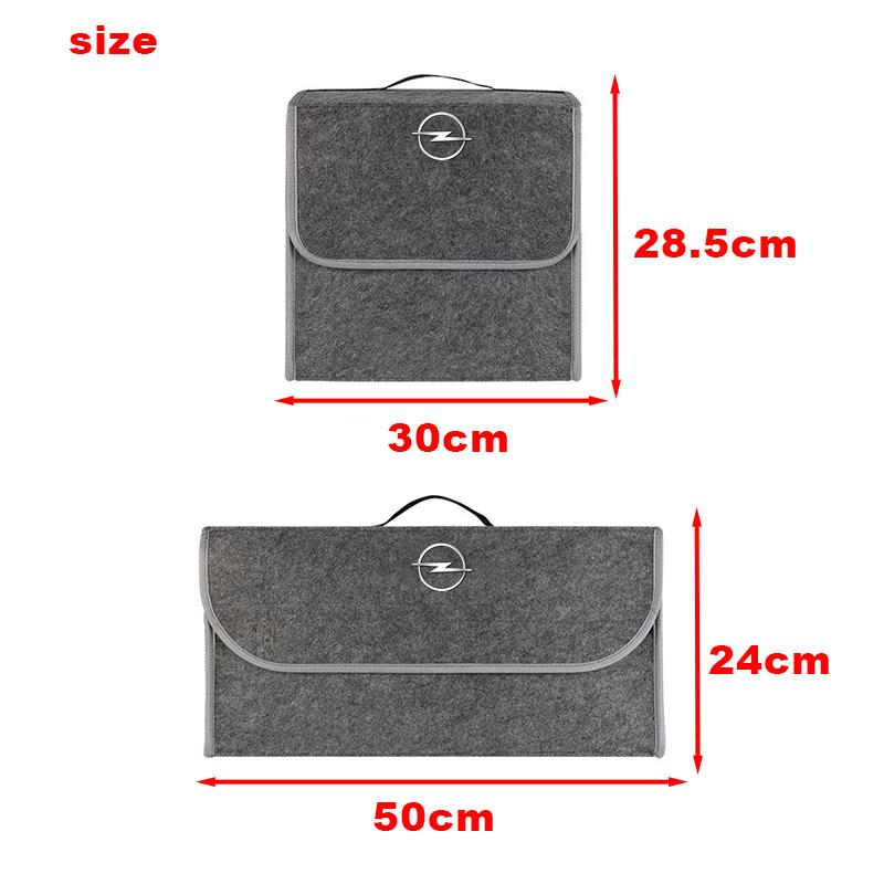 Car Trunk Heavy Duty Organlzer Bag Foldable Compartment For Opel Astra j Insignia Astra g Corsa Zafira b Mokka Vivaro Meriva