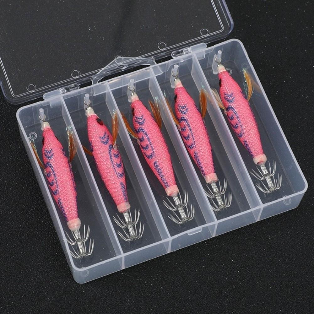 8cm Fishing Lure UV Octopus Bait Real Shrimp Bait Cuttlefish