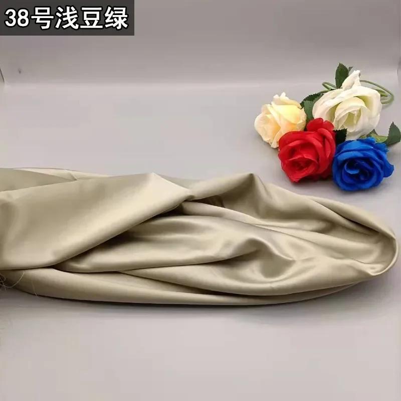 100x150 см атласная ткань по метрам для рубашек, платьев, пижам, шитья, гладкая однотонная ткань высокой плотности, сине-белая, мягкая ткань