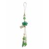 New Chinese Lotus Beaded Phone Chain - National Style Pendant and Lanyard Ornament for Bullet Journals and Clothing.