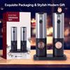 Электрическая мельница для соли и перца с USB-подзарядкой, регулируемой степенью помола, портативный бытовой кухонный гаджет