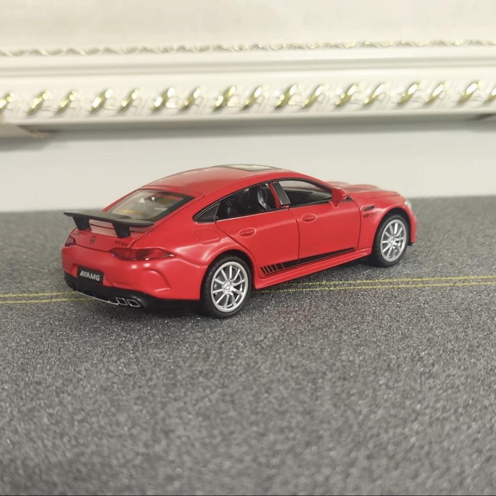 1:32 Mercedes-Benz AMG GT63 Спортивный Автомобиль Литой Металлический Модель Автомобиля Высокая Симуляция Миниатюрная Модель Звук Свет Игрушки Подарок A81