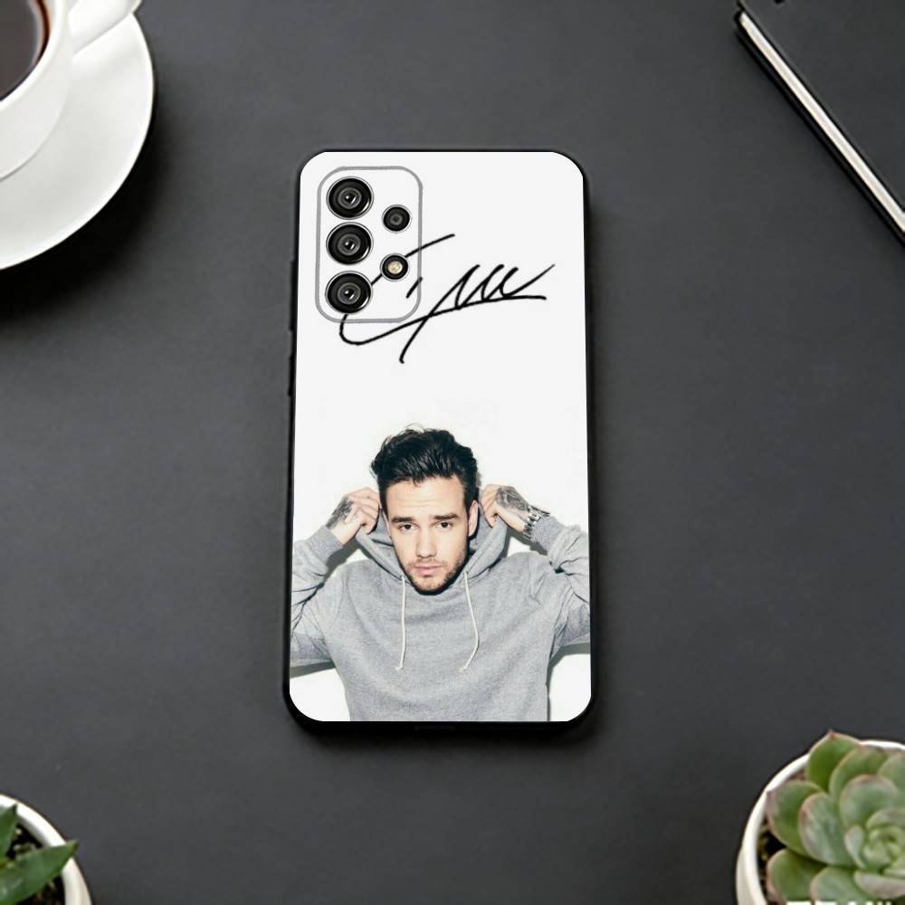 S-Singer L-Liam Payne Phone Case For Samsung S25,S24,S21,S22,S23,S30,Ultra,S20,Plus,Fe,Lite,Note,10,Black Cover