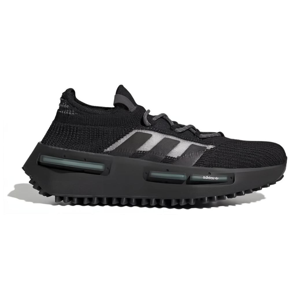 adidas NMD_S1 Черные измененные синие кроссовки унисекс Core-Black HP5523