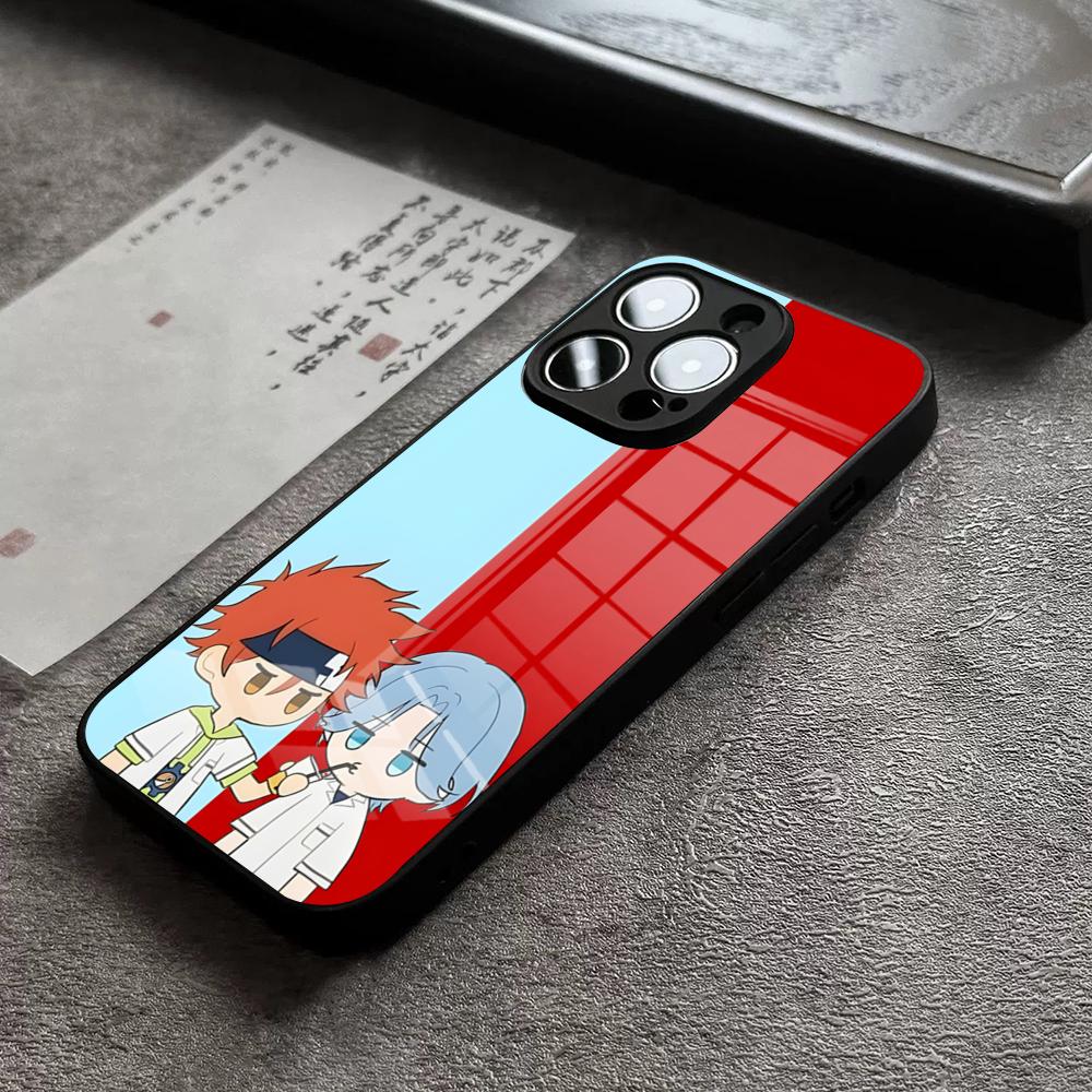 Чехол для телефона Boy S-Sk8 The Infinity Аниме для IPhone 17 16 Pro Max 15 Plus 14 Pro 12 11 13 Mini X XR XS Max SE Стеклянная крышка