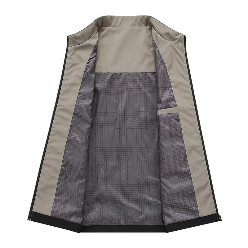 Осенне-зимняя мужская повседневная куртка для занятий спортом на открытом воздухе Свободная повседневная спортивная куртка для мужчин среднего и молодого возраста Куртка