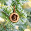 Yousheng 6Pcs Christmas Ornament Forest Animal Squirrel Monkey Koala Design Acrylic Hanging Ornament Xmas Tree Home Decor