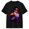 MMichael JJackson MJ POP Art Дизайн для фанатов Футболка Унисекс Y2K Смешные Футболки Пляжные С круглым вырезом Хиппи Футболки с принтом Большие размеры Топы