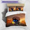3pcs Astro Bot1 pattern bedding set duvet cover set includes duvet cover &pillowcases, perfect all season bedroom decoration & gift