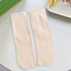 1 пара женских носков, однотонные, с двумя пальцами, мягкие, высокоэластичные, противоскользящие, с защитой лодыжки, впитывающие пот, осенне-зимние носки