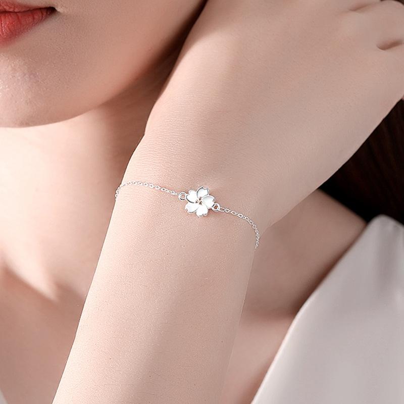 S925 Серебряный браслет из стерлингового серебра с маргариткой, дизайн для девочек, подарок на день рождения, Ins Niche Design, небольшой аромат, стильные украшения для рук
