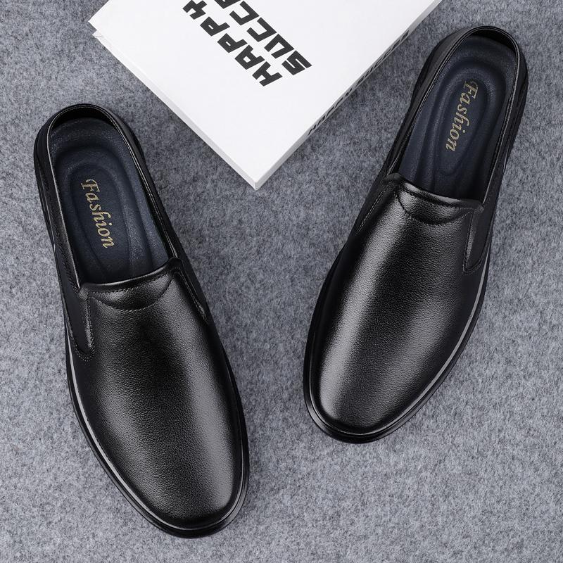 Мужская теплая зимняя обувь из натуральной кожи, деловые туфли, повседневные мягкие мужские деловые туфли, удобные нескользящие туфли для вождения